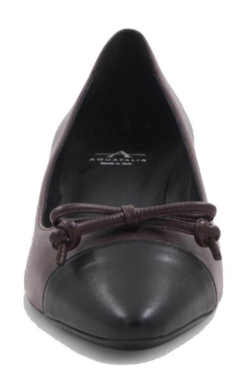 Aquatalia Palica Water Resistant Pointed Cap Toe Pump In Multi