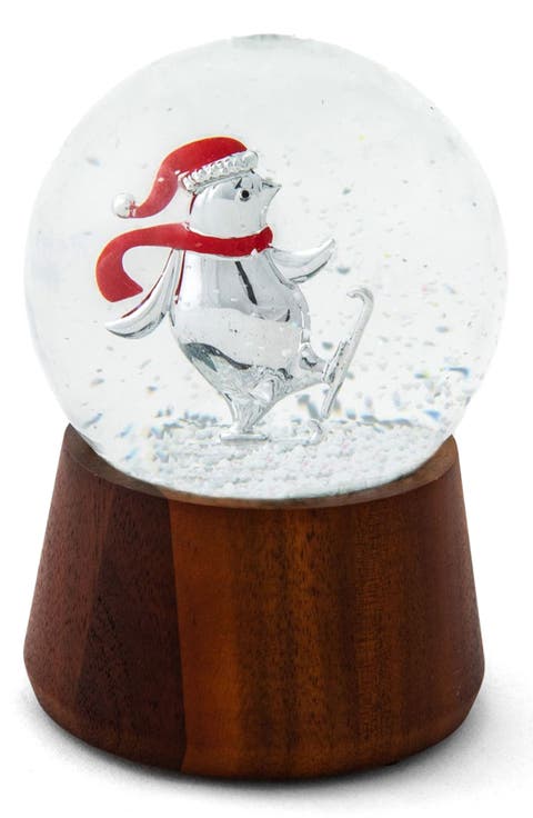 Skiing Penguin Snow Globe