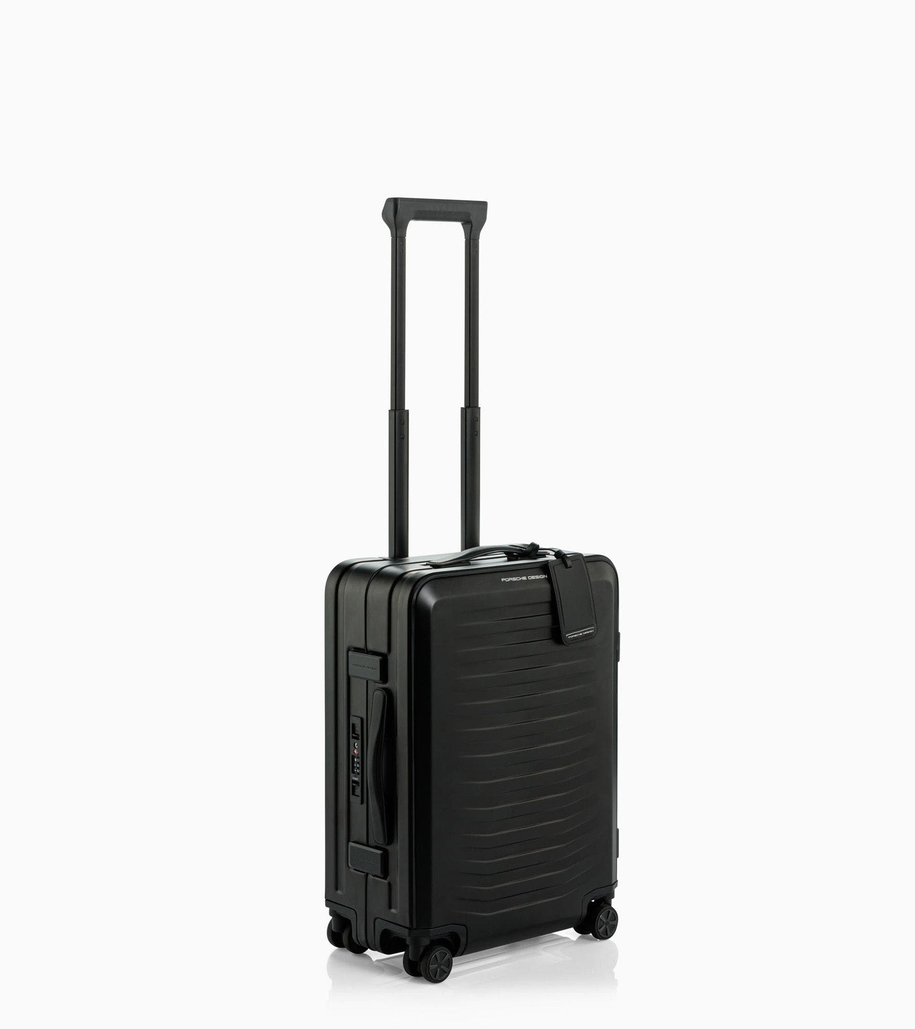 Porsche Design Roadster 21" Carry-on Aluminum Spinner, Alternate, color, Black