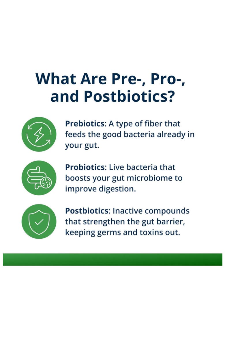UltraFlora Triplebiotic Prebiotic Probiotic Postbiotic Gut Health Supplement 30 Capsules, Alternate, color, None