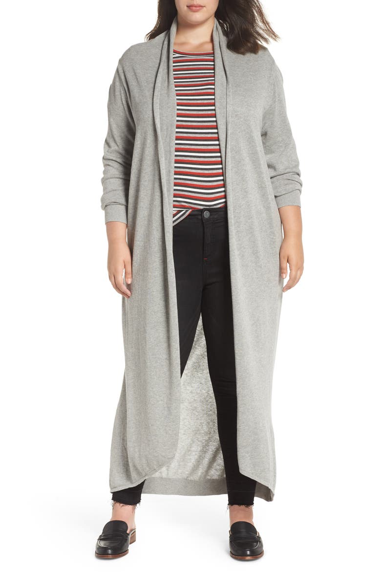 Cocoon Cardigan, Main, color, GREY MEDIUM HEATHER