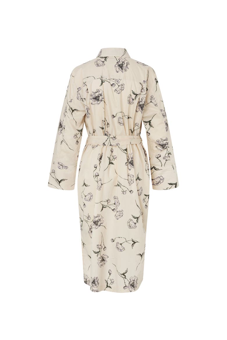 Manorellea Floral Belted Shirt Dress, Alternate, color, Lavender