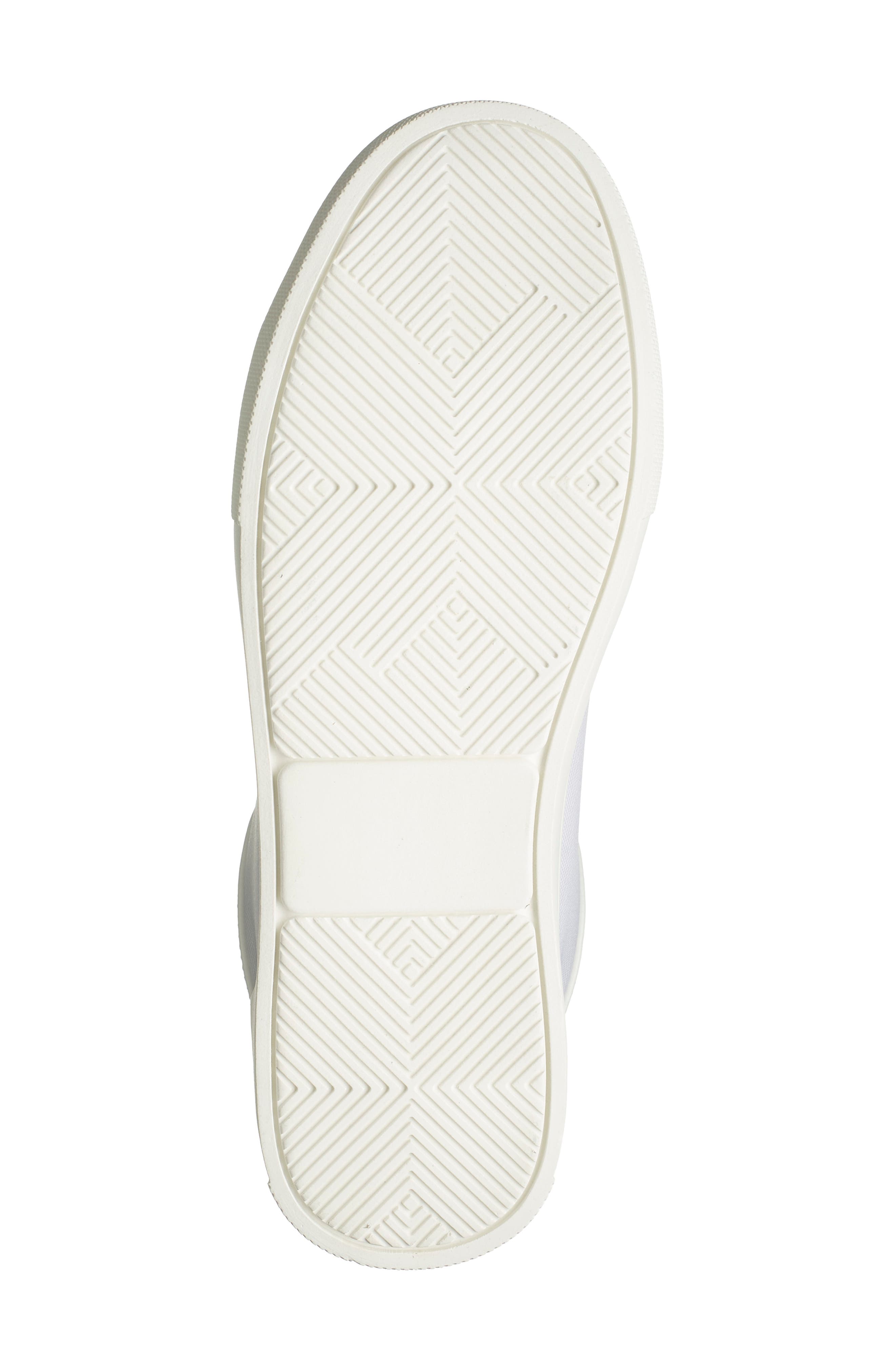 Woven Sneaker, Alternate, color, WHITE