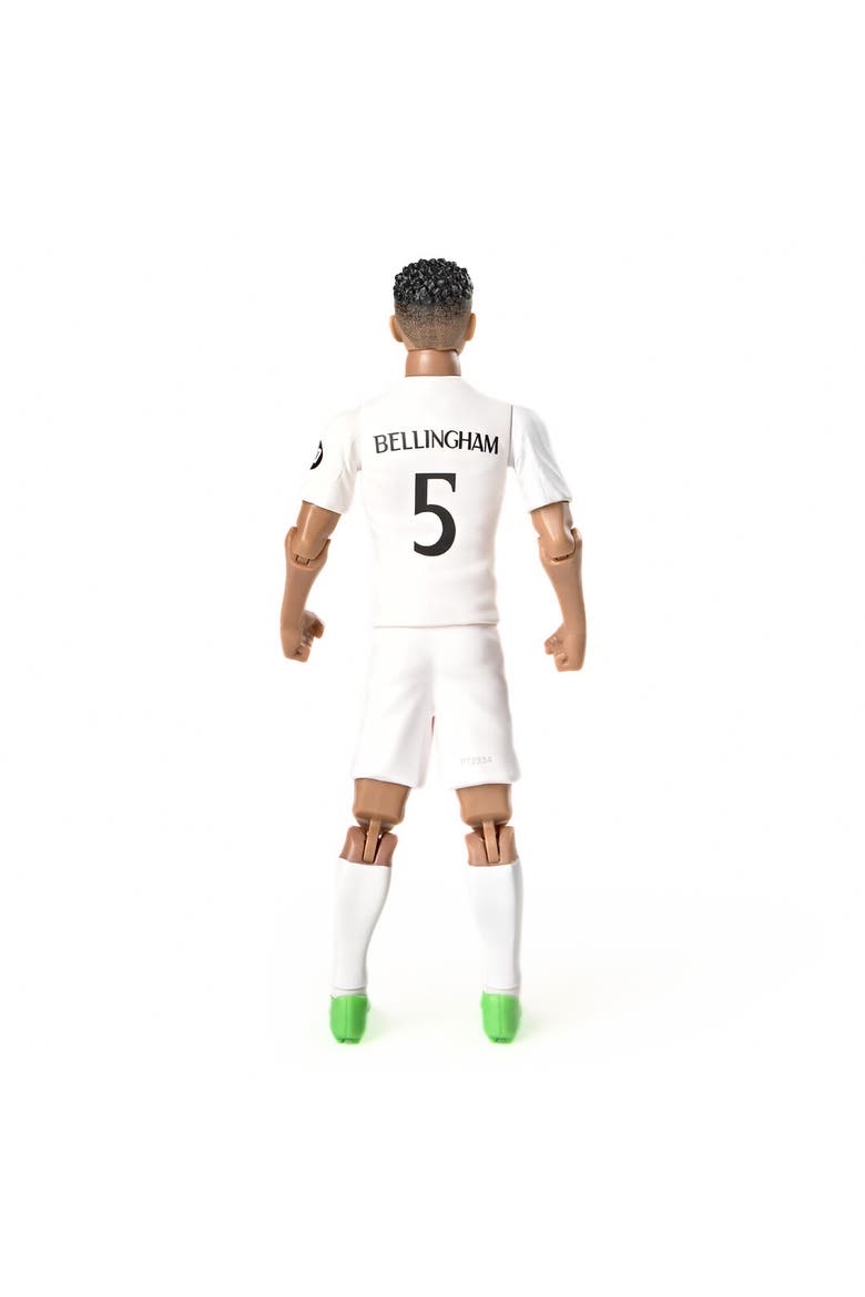 SOCKERS Real Madrid CF Jude Bellingham 8" Collectible Soccer Action Figure, Alternate, color, White