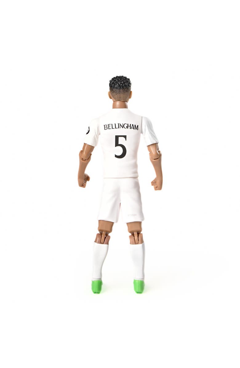 Banbo Toys SOCKERS Real Madrid CF Jude Bellingham 8" Collectible Soccer Action Figure, Alternate, color, White