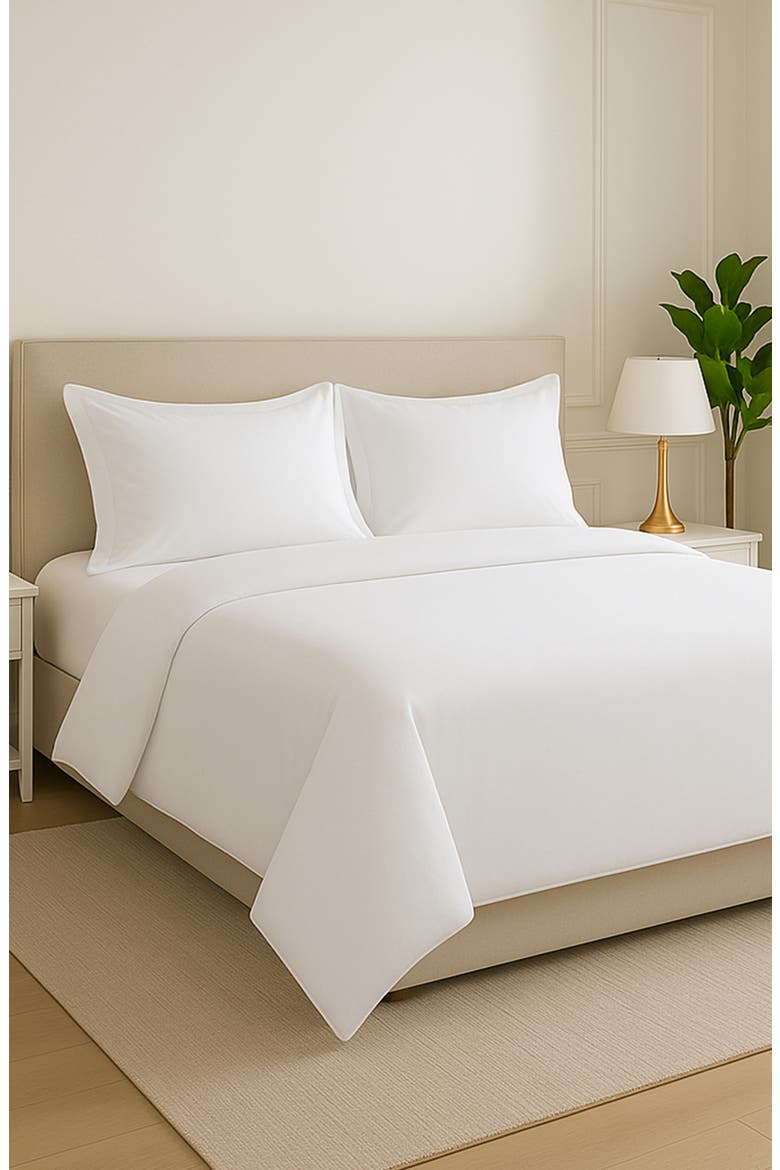 Cozy Cotton Sheet Set, Alternate, color, WHITE
