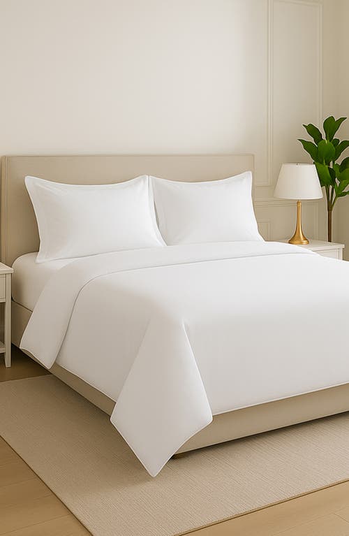 Luxury Home Cozy Cotton Sheet Set In White