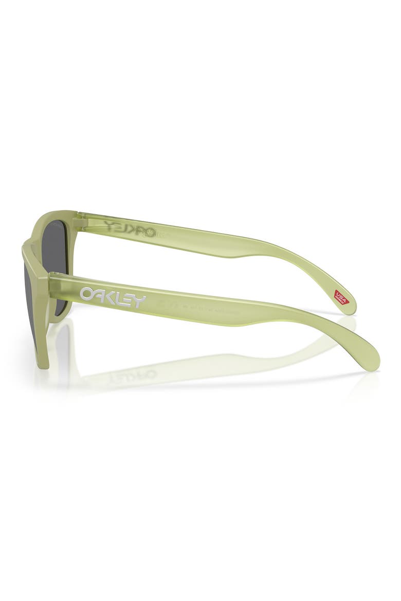 Frogskins 54mm Polarized Rectangular Sunglasses, Alternate, color, MATTE FERN / PRIZM BLACK POLAR