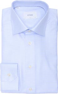 Eton Slim Fit Houndstooth Twill Shirt