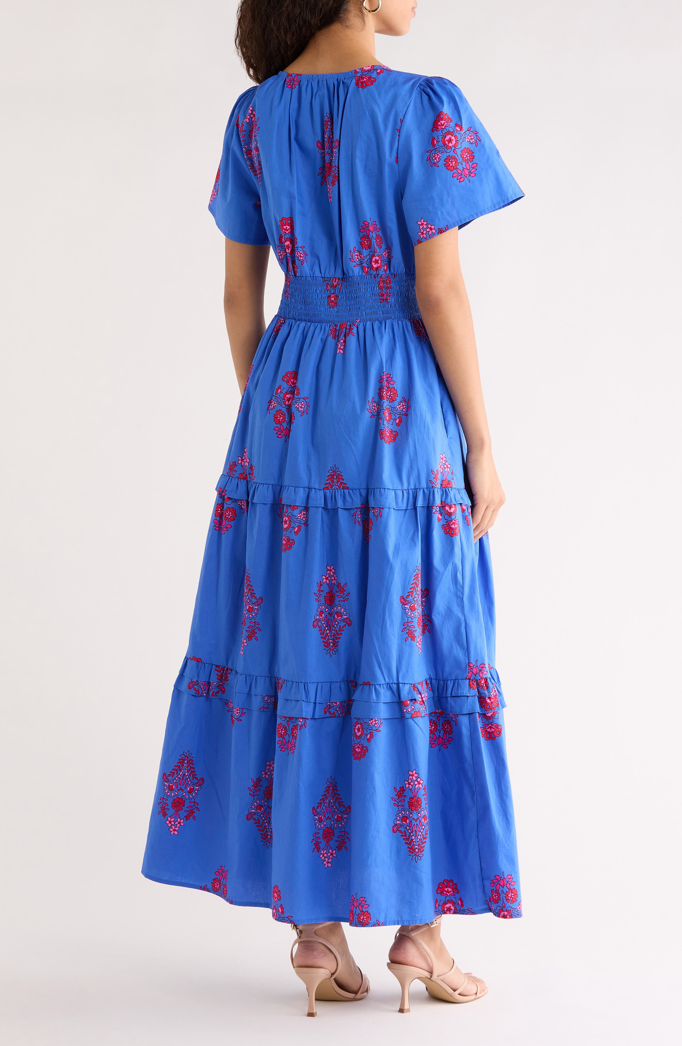 Shayna Floral Print Maxi Dress - image 2