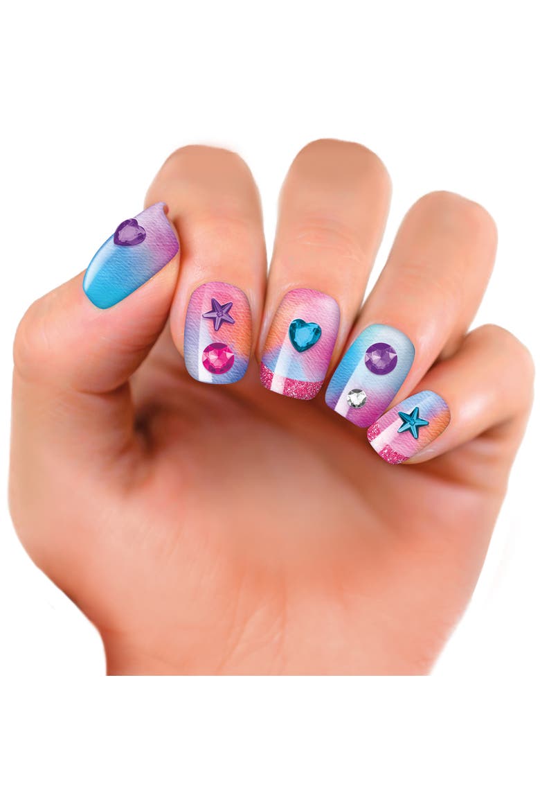 Diy Sparkling Glitter Tattoos and Nails, Alternate, color, Multicolored