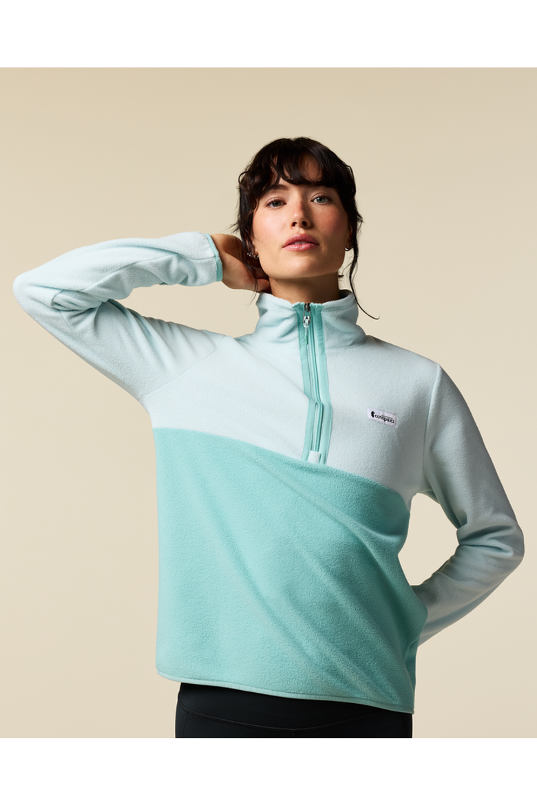 Amado Fleece Pullover - Women's, Main, color, Surf and Tide Pool