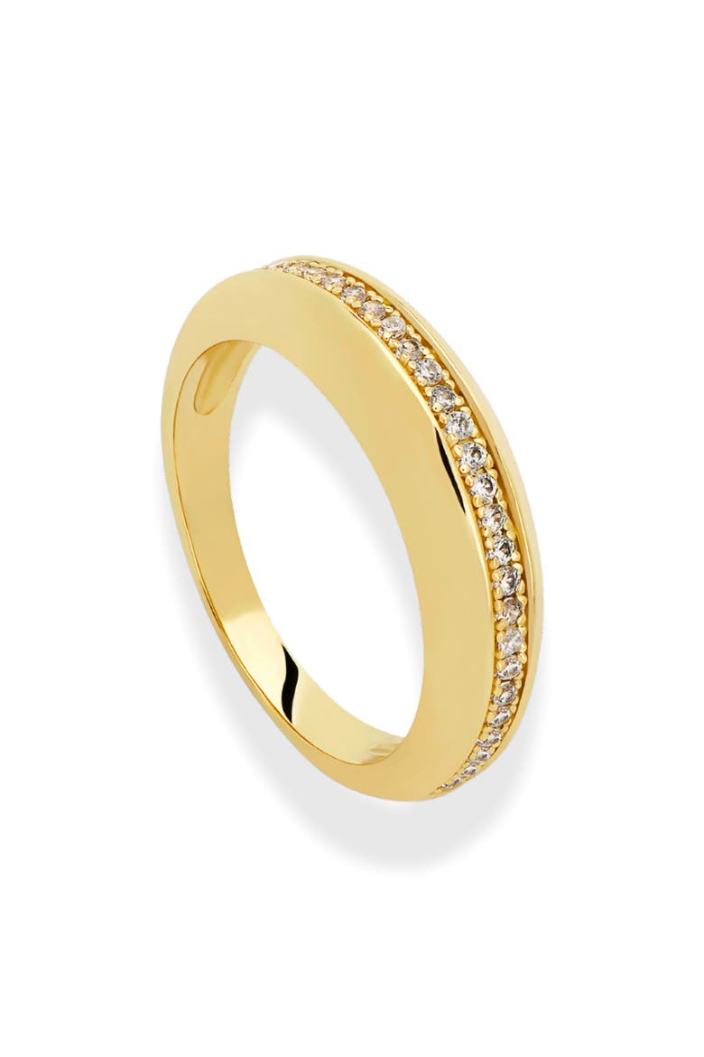 Mini Blair Pavé Dome Ring, Main, color, GOLD