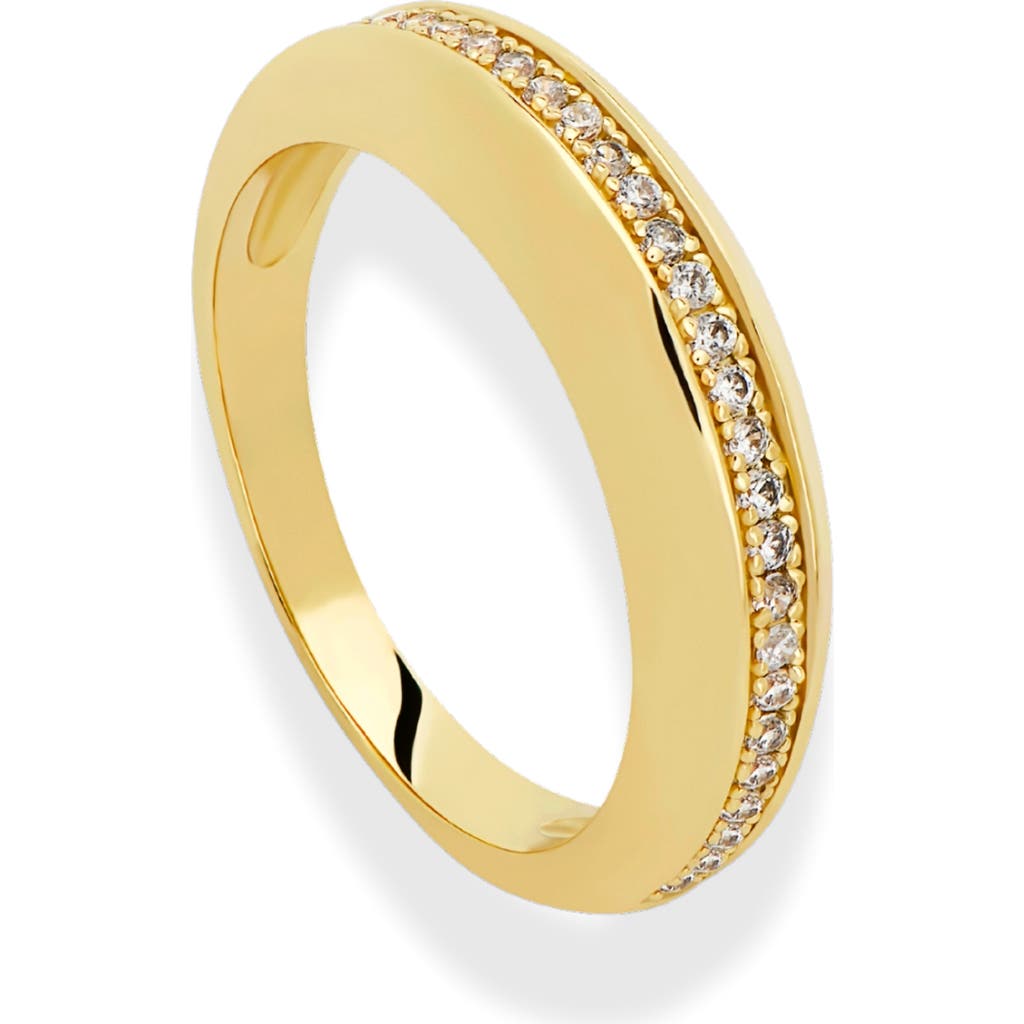 Mod & Jo Mod And Jo Mini Blair Pavé Dome Ring In Gold