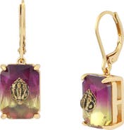 Kurt Geiger London Ombré Stone Eagle Leverback Drop Earrings