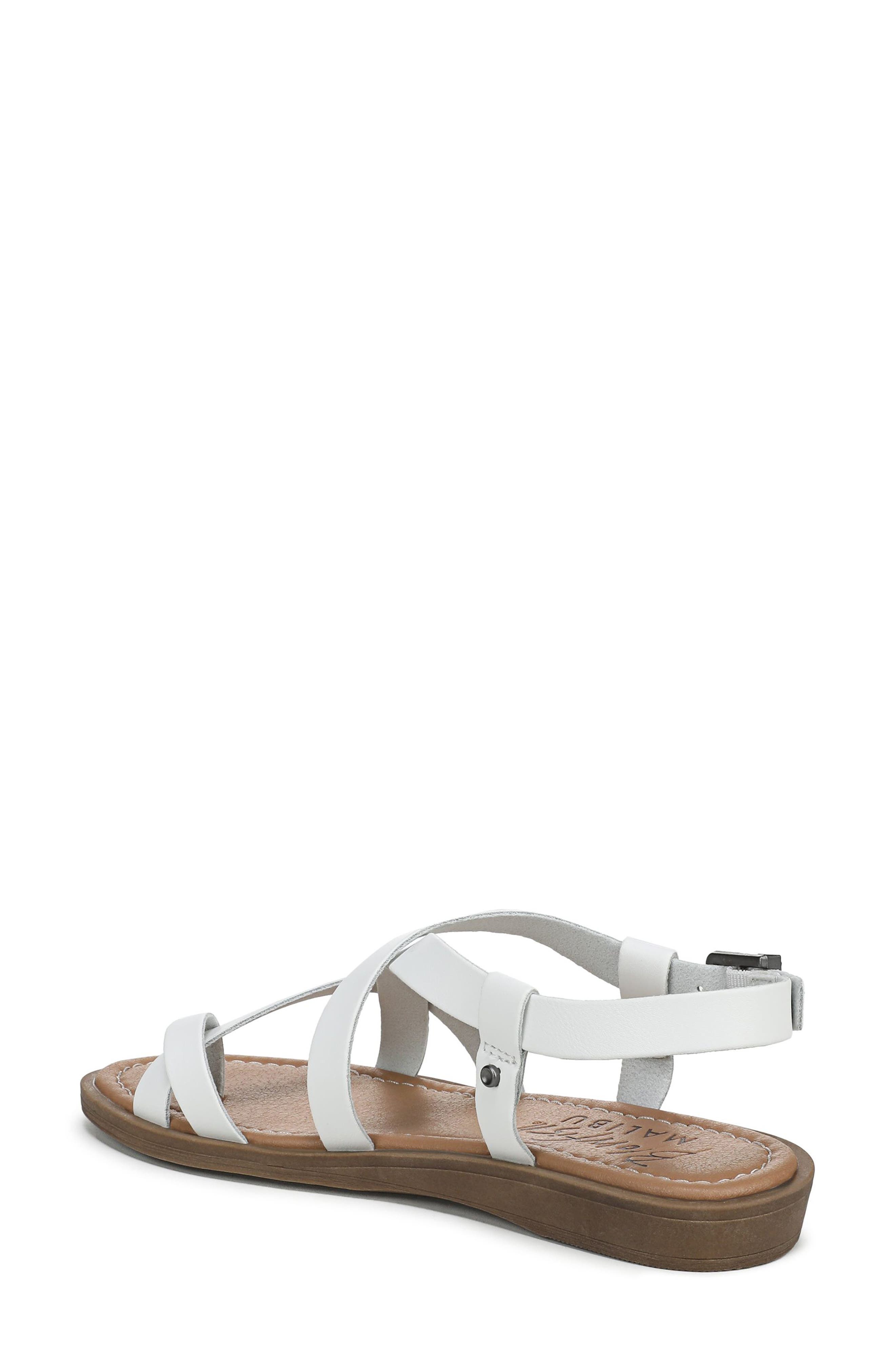 Blowfish Malibu Devon 3 Sandal, Alternate, color, White Faux Leather