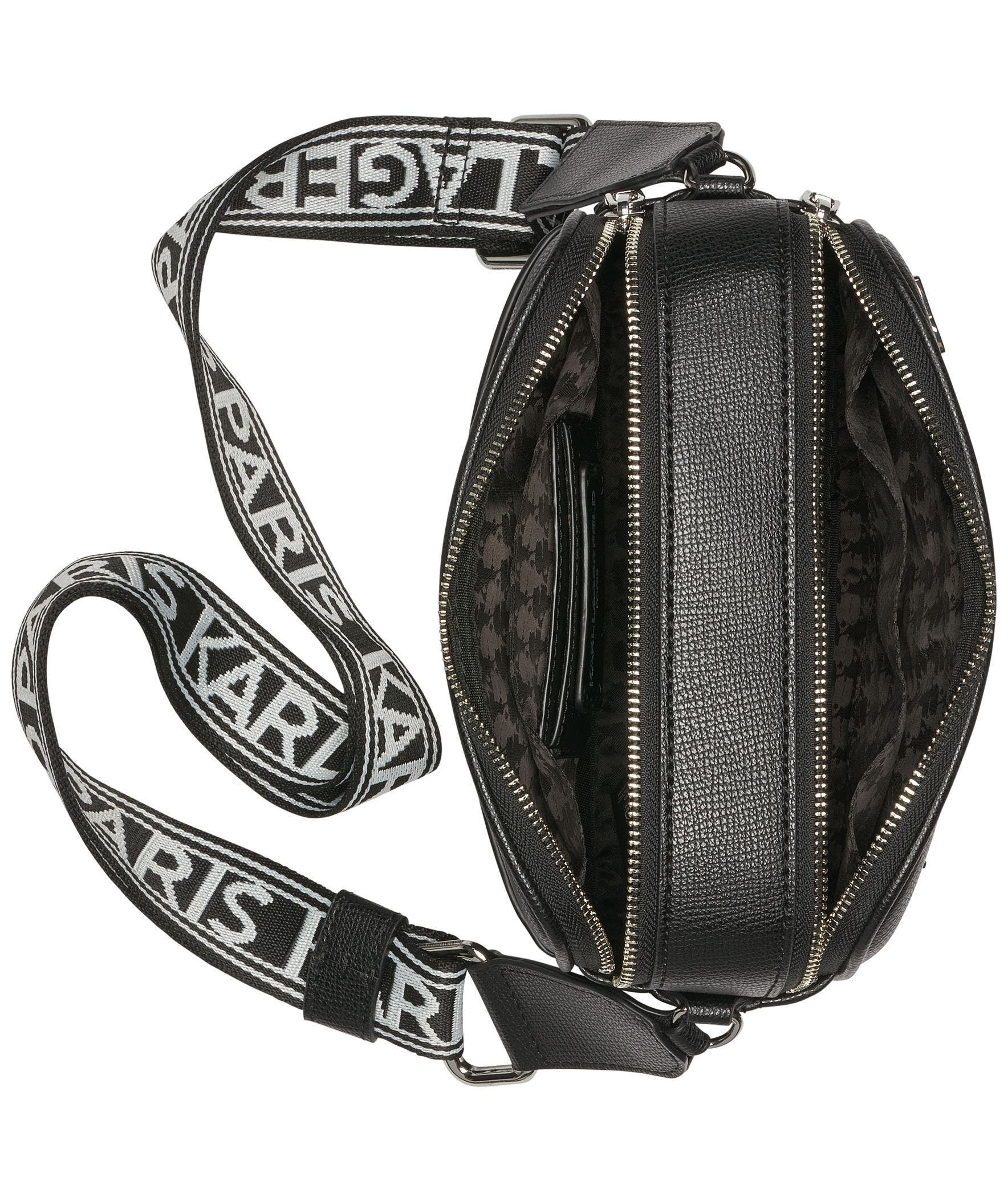 KARL LAGERFELD PARIS Maybelle Crossbody, Alternate, color, Black Shimmer