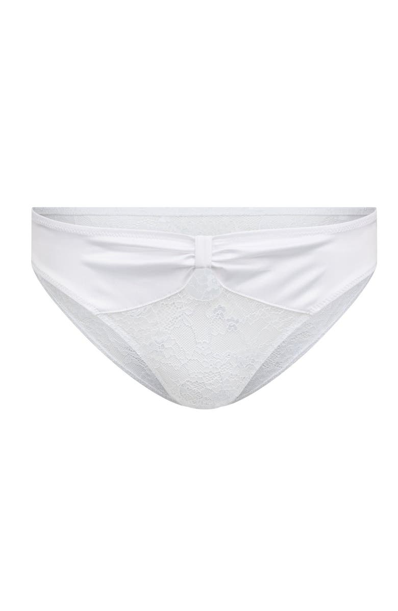 Adore Me Eira Bikini Panties, Alternate, color, White