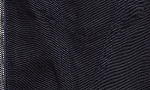 Jean Paul Gaultier Overdye Fitted Denim Jacket In Black