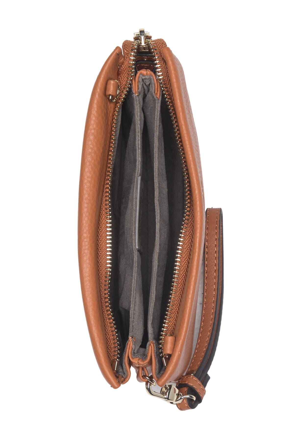 'Cami' Leather Crossbody Bag, Alternate, color, BROWN 17