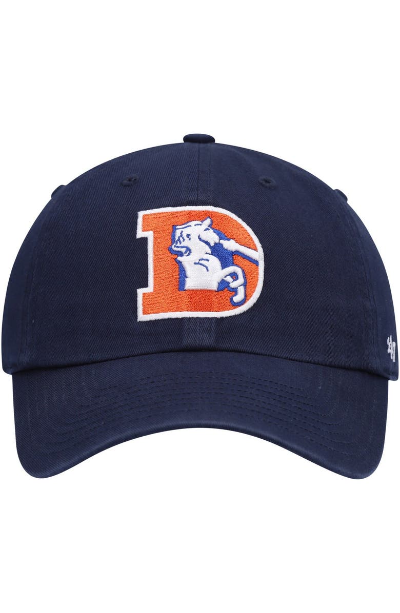 '47 Men's '47 Navy Denver Broncos Clean Up Legacy Adjustable Hat, Alternate, color, Navy