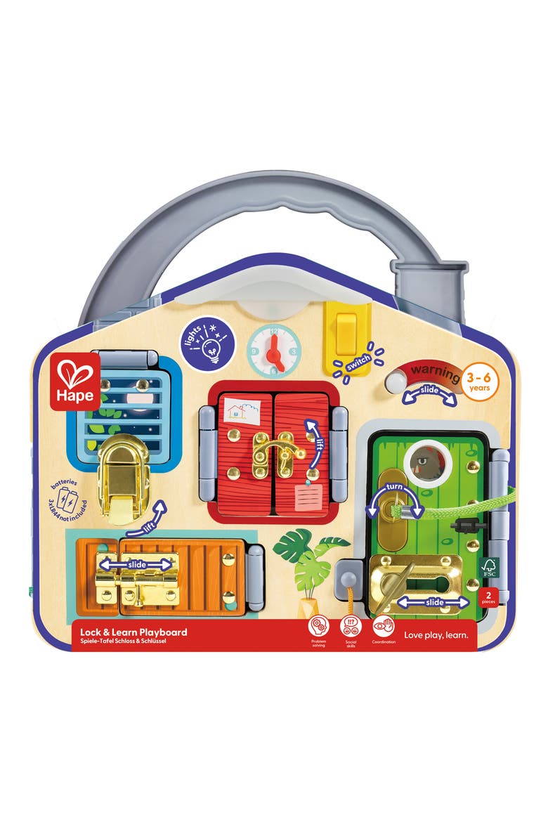 Lock & Learn Playboard, Main, color, MULTIPLECOLOR