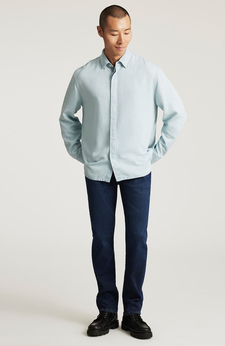Mavi Jeans Button-Up Shirt, Alternate, color, Indigo