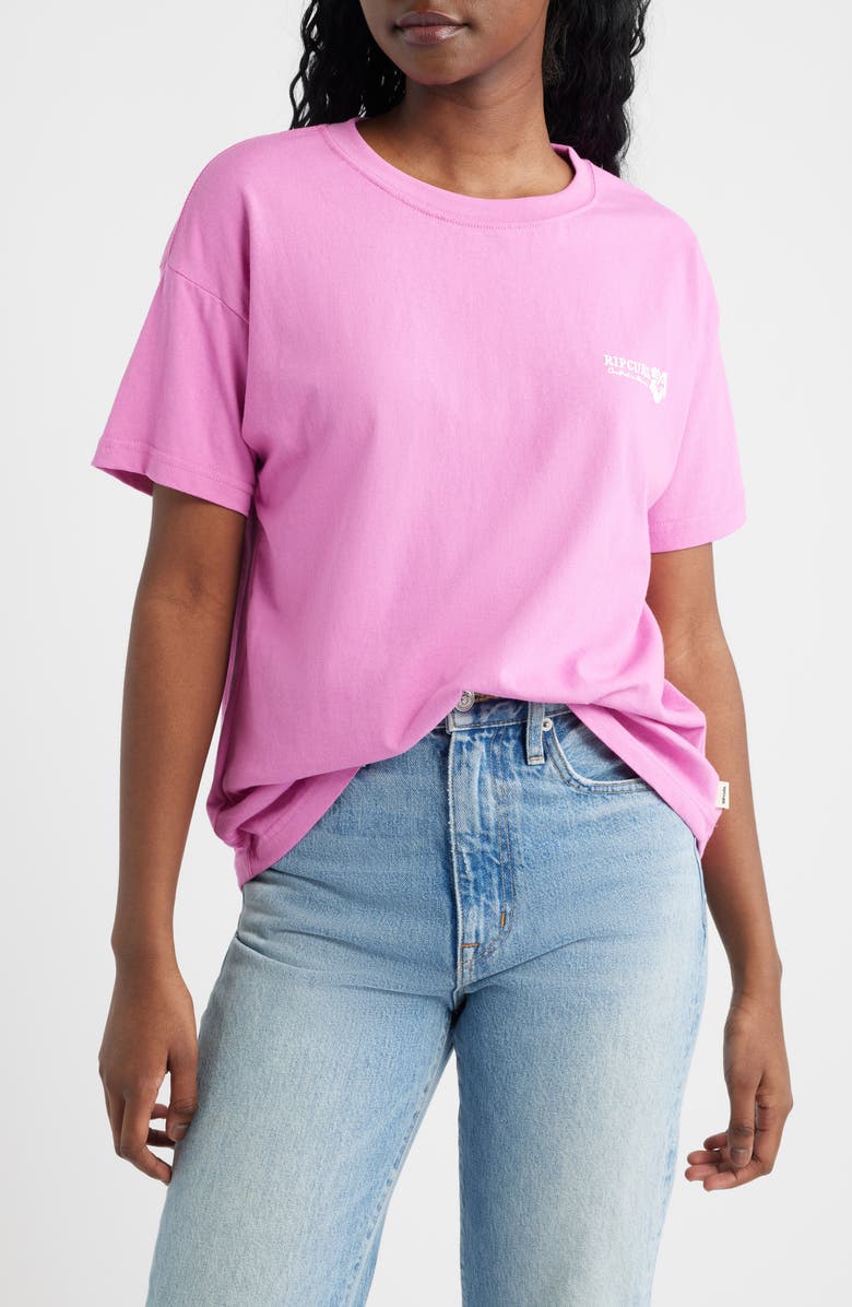 Rip Curl Surf Puff Party Pack Graphic T-Shirt, Main, color, Pink