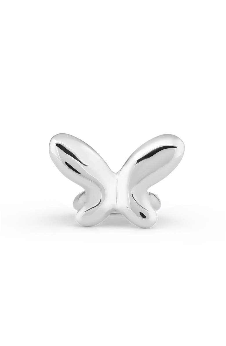 UNODE50 Medium Butterfly Shape Ring, Alternate, color, Silver