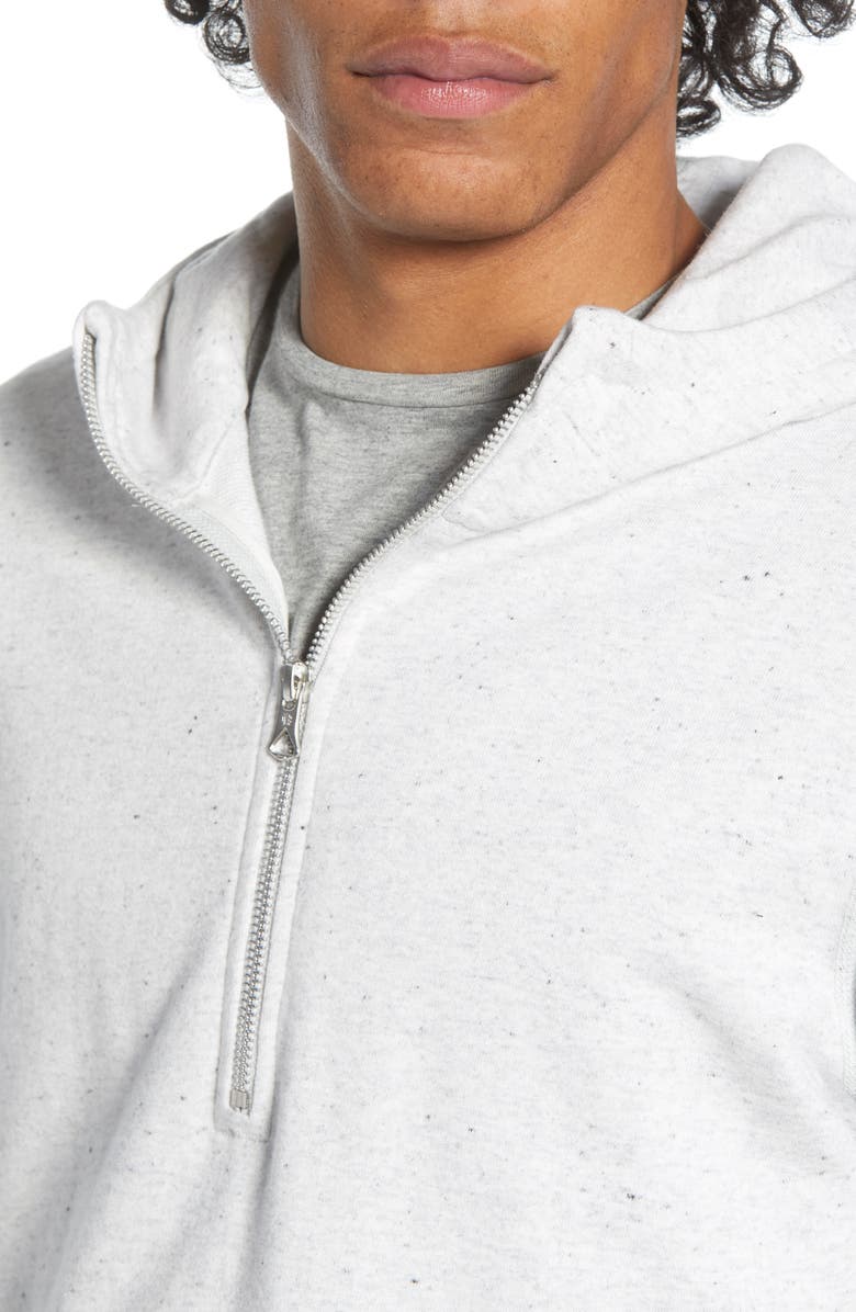 Reigning Champ Lightweight Terry Half Zip Hoodie, Alternate, color, 