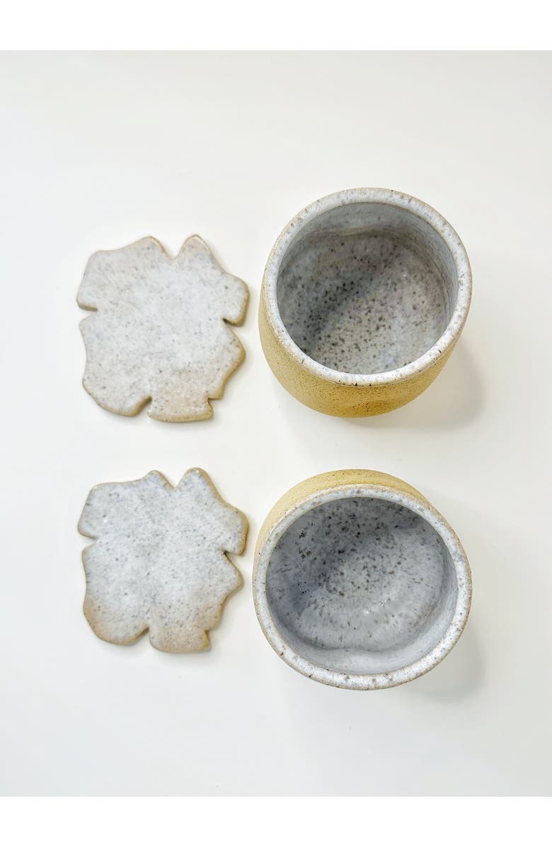 Mikkarbo Ocean Sand Cup - Set of 2 Cups + 2 Coasters, Alternate, color, Ocean Sand