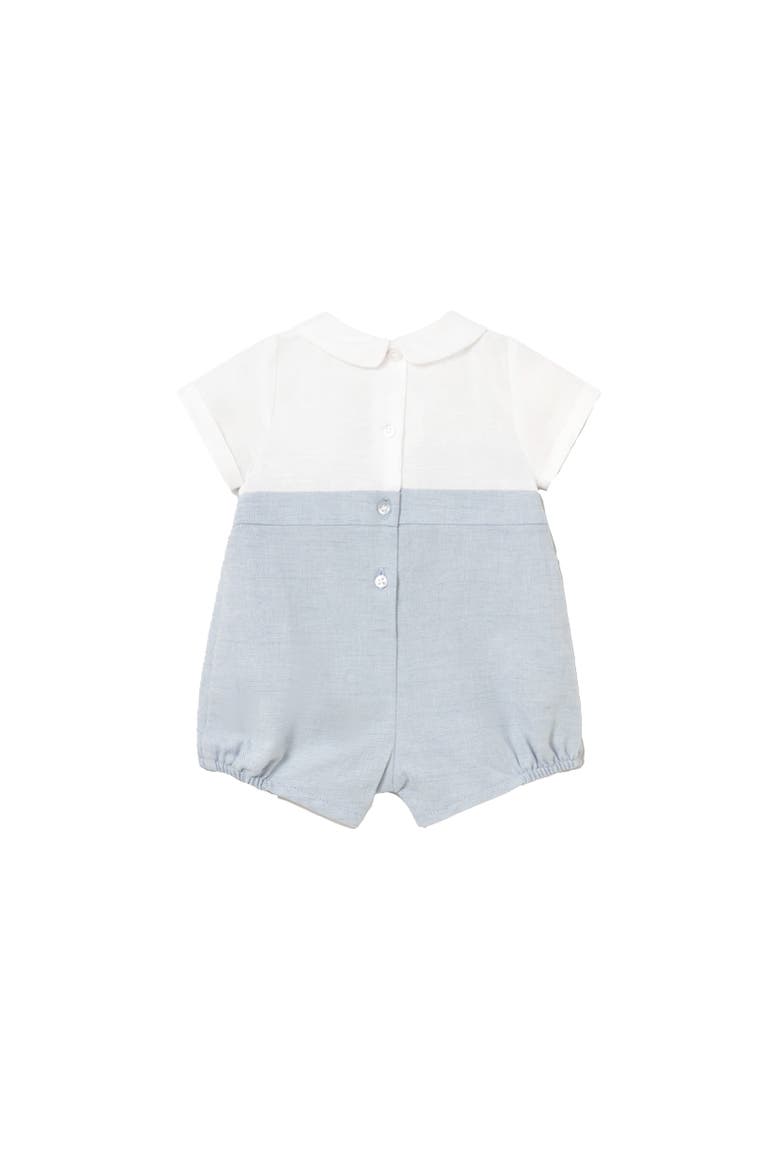 Romper with Peter Pan Collar, Alternate, color, Light Blue