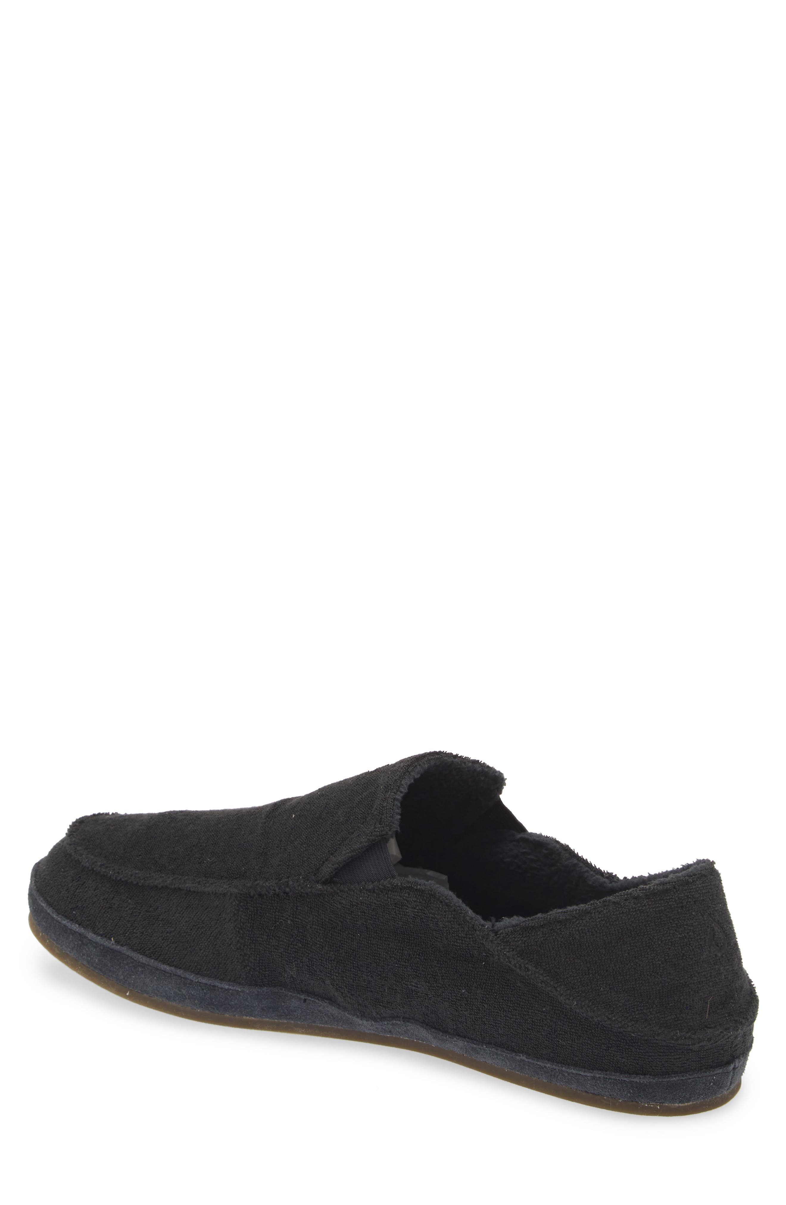OluKai Moloa Hulu Slip-On, Alternate, color, Lava Rock / Lava Rock