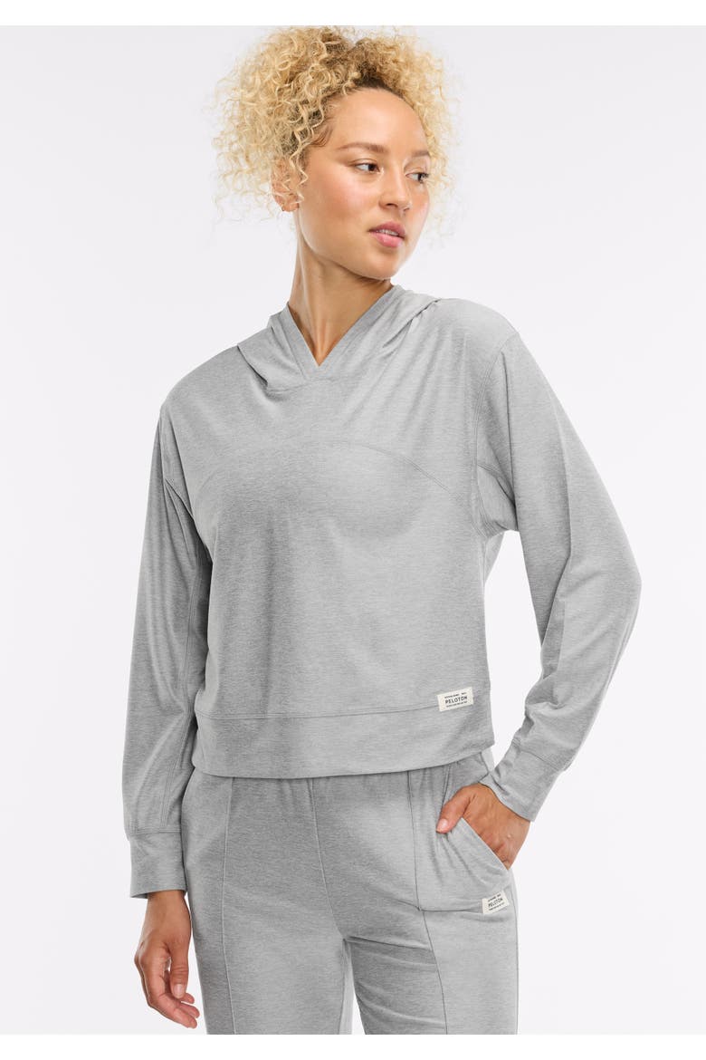 Dreamblend Curved Yoke Pullover Hoodie, Main, color, Light Heather Grey