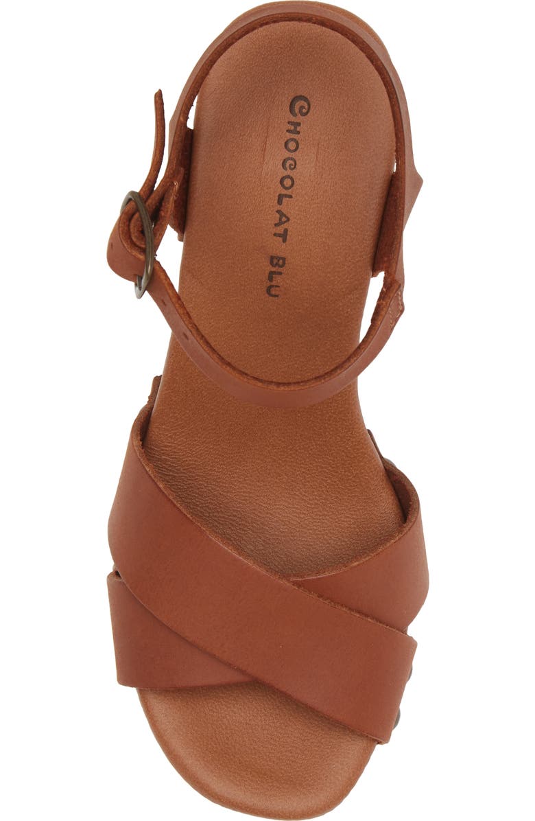 Chocolat Blu Hira Ankle Strap Platform Sandal, Alternate, color,