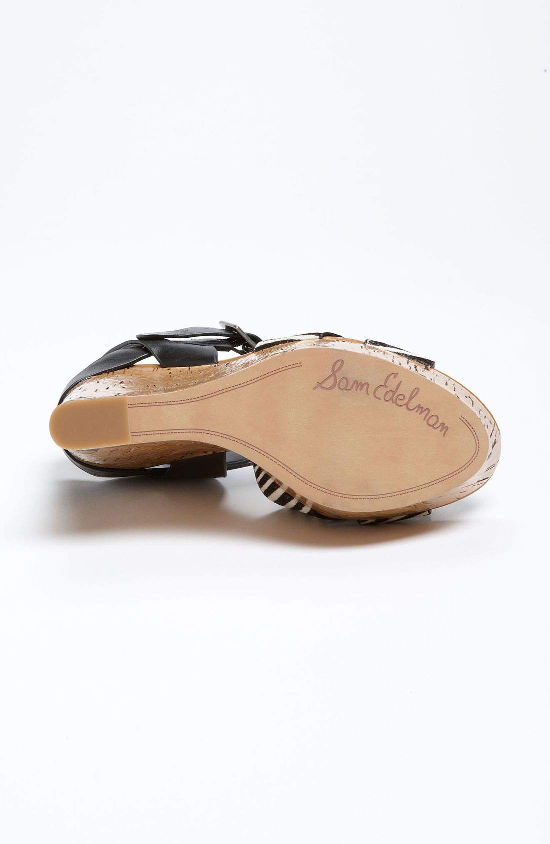 'Sasha' Wedge Sandal, Alternate, color, ZEBRA