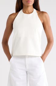 rag & bone Iris Ponte Halter Top