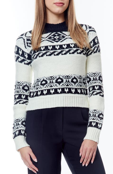 Winter Fair Isle Crop Sweater