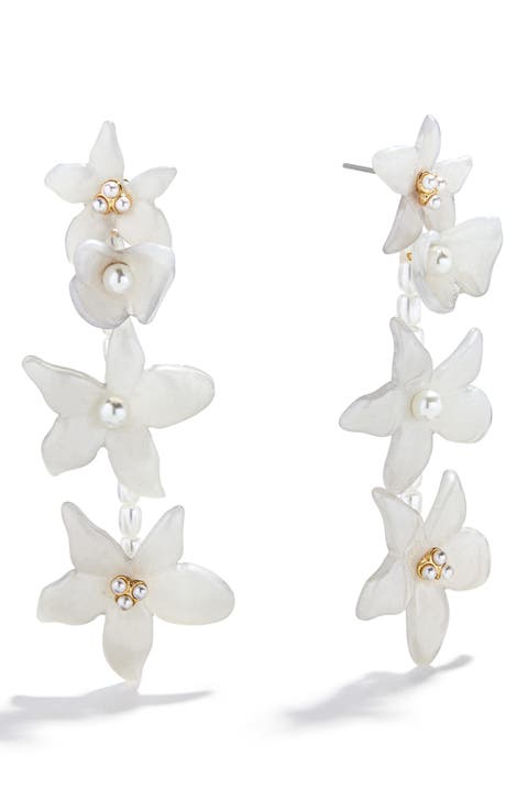 Thea Floral Drop Earrings