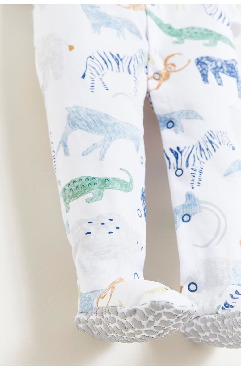 Babycottons Premium Peruvian Pima Cotton Kenya Footie Snug Pajamas For Infant, Alternate, color, Multicolor