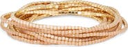 Nordstrom Set of 10 Crystal Stretch Bracelets
