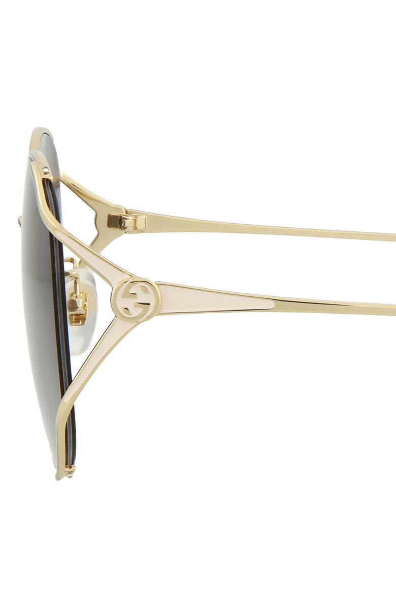 Gucci 59mm Round Sunglasses, Alternate, color, 