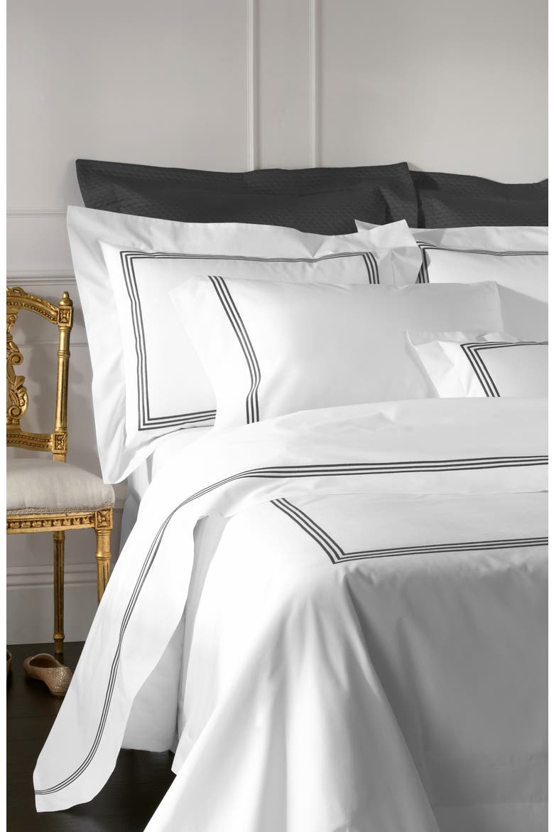 Bel Tempo Pillowcases, Alternate, color, CHARCOAL