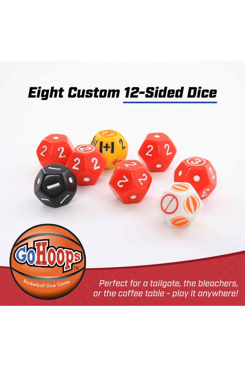GoHoops Basketball Dice Game, Alternate, color, Multicolored
