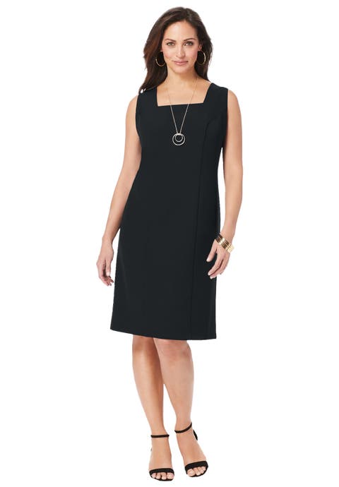 Bi-Stretch Sheath Dress (Plus Available)