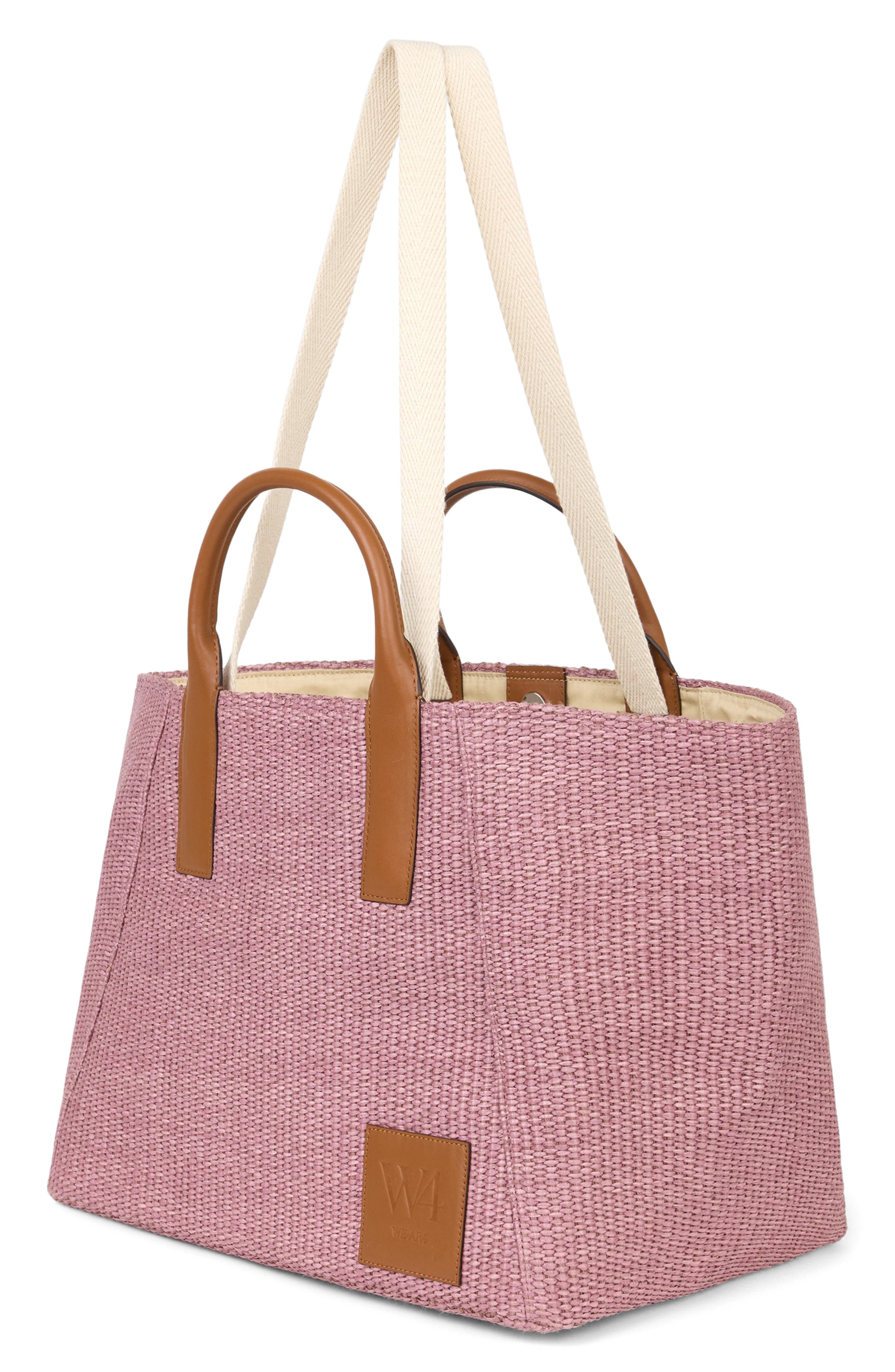 The Riviera Tote, Alternate, color, RASPBERRY