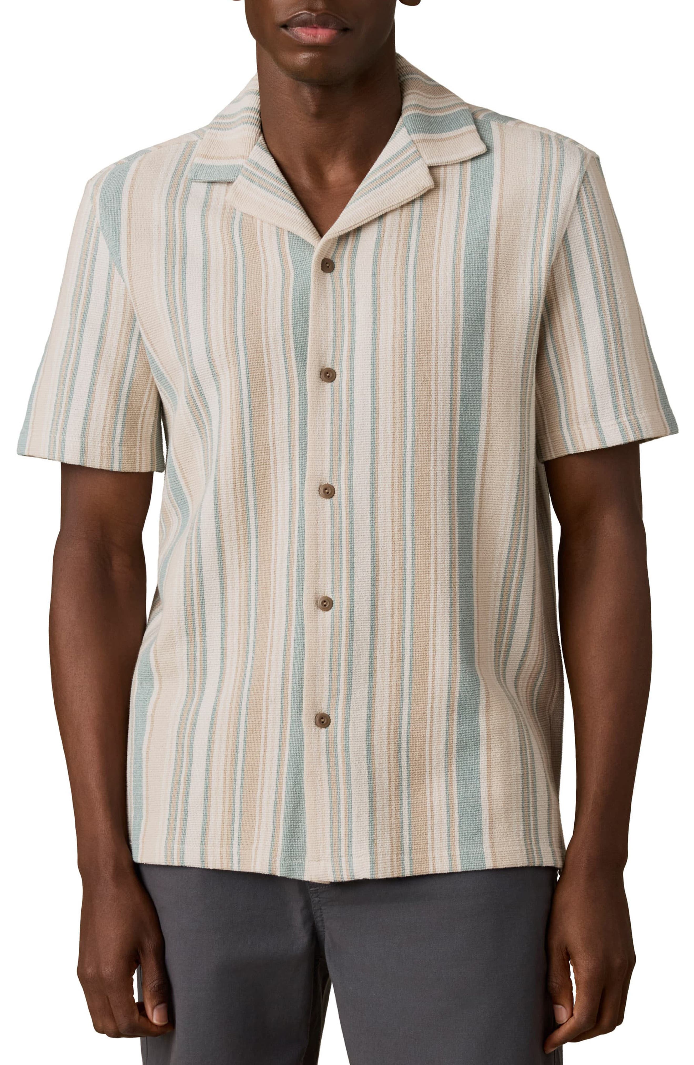 TEAL CLIFF STRIPE
