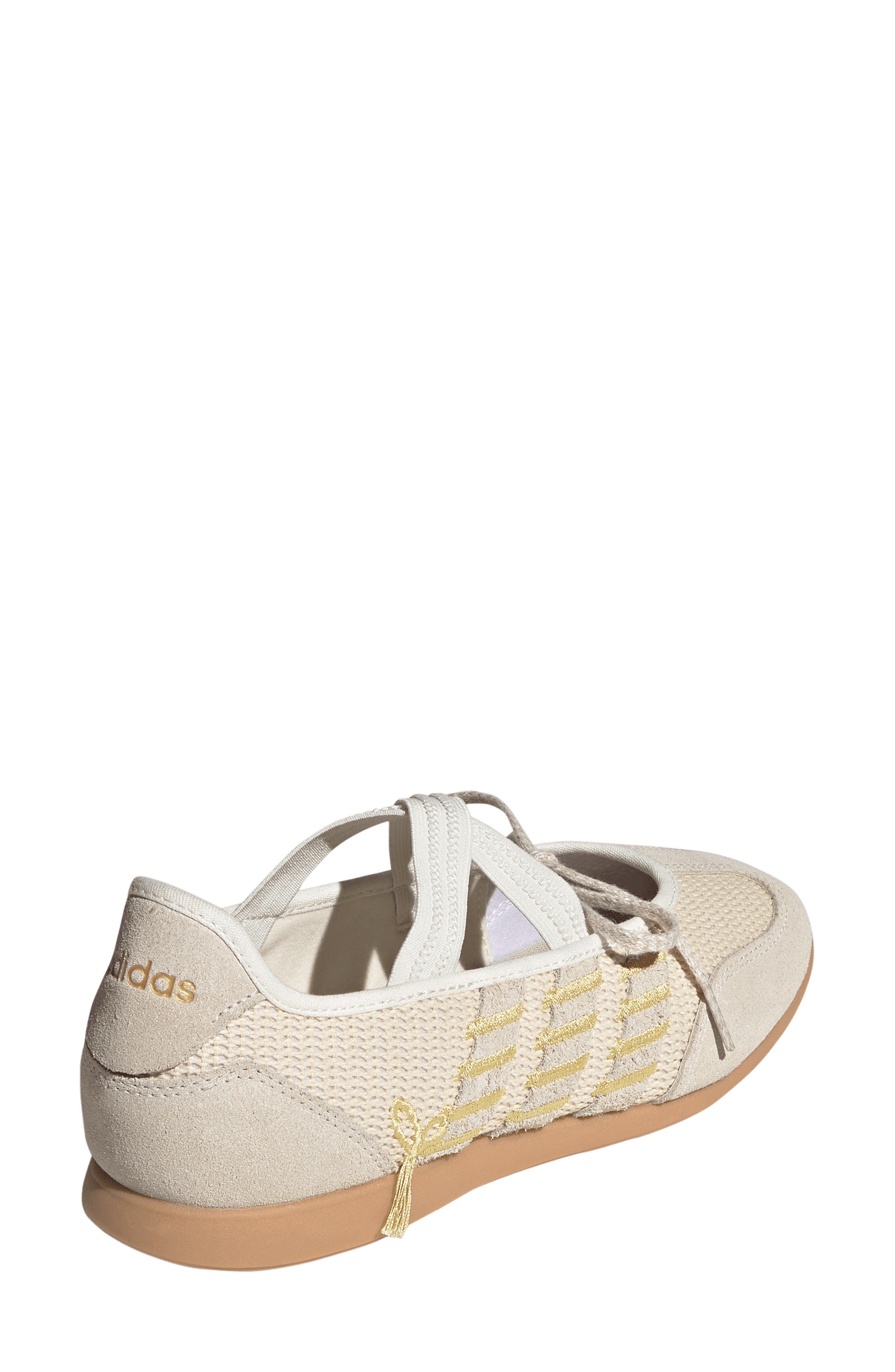 adidas Barreda Mary Jane Flat, Alternate, color, Matte Gold/ Crystal Linen