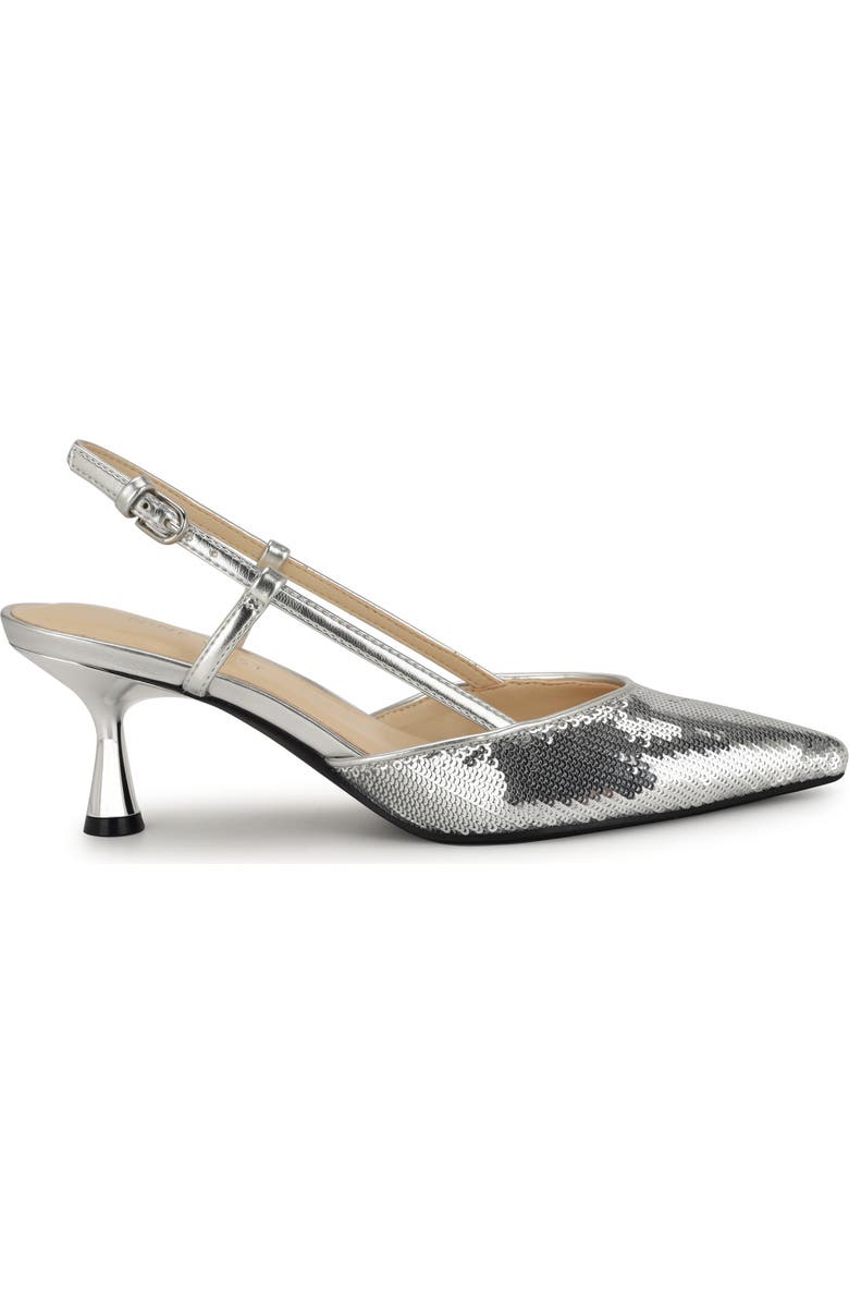 Nine West Rowen Slingback Kitten Heel Pump, Alternate, color,