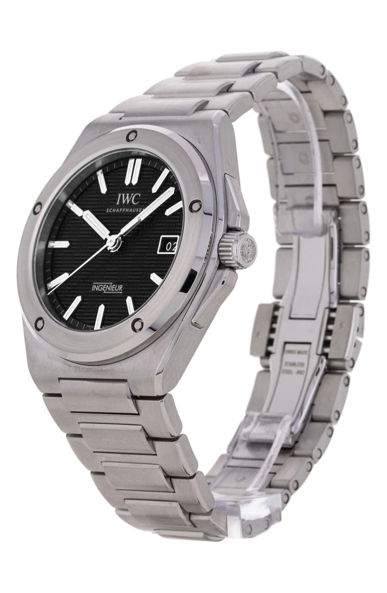 Watchfinder & Co. IWC Preowned 2023 Ingenieur IW328901 Automatic Bracelet Watch, 40mm, Alternate, color, Black